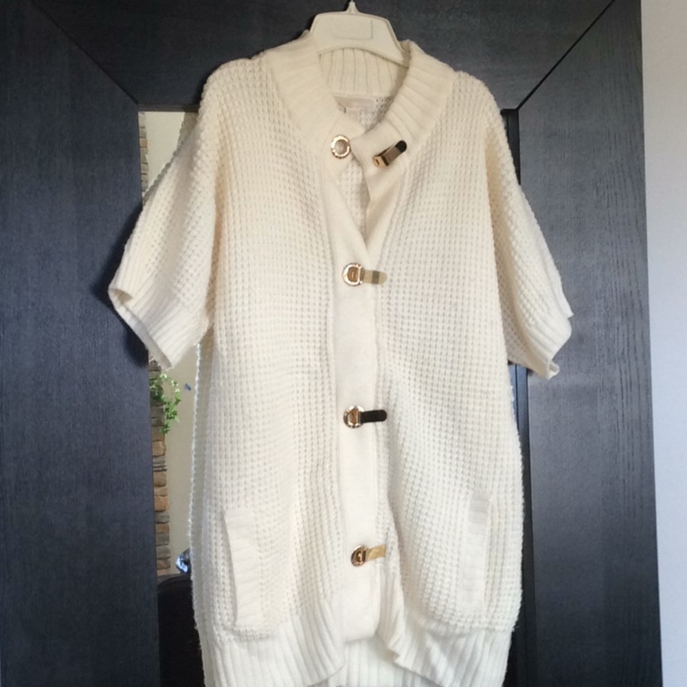 Michael Kors short sleeve sweater.